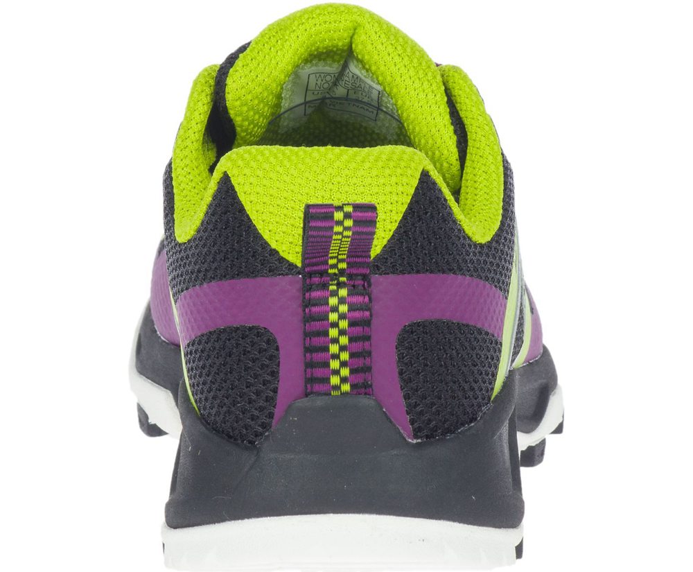Merrell Hiking Shoes Black/Green - MQM Flex 2 - Womens 39NBRAOPY